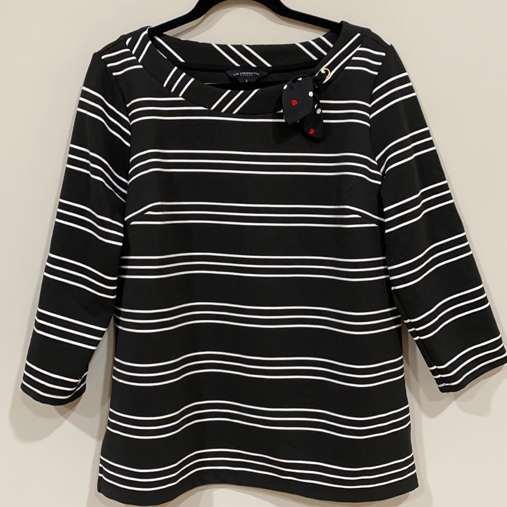 Liz Claiborne Stripe Top